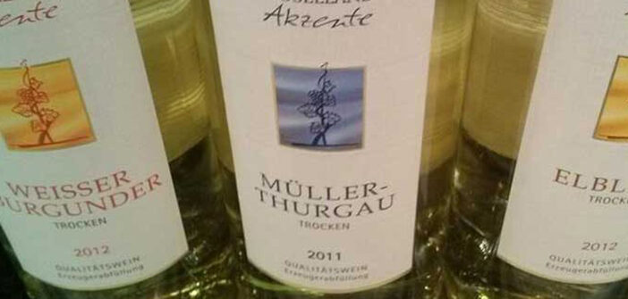 Müller-Thurgau trocken 2012, Mosel, Moselland eG Winzergenossenschaft bei Edeka