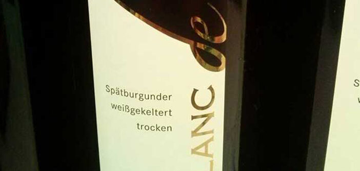 Pinot noir Blanc de Noir trocken 2011, Ortenauer Weinkellerei OWK bei Edeka